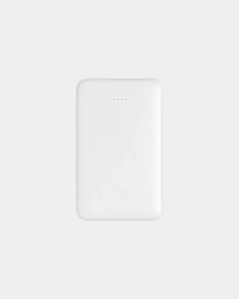 Power bank 5000 mAh con cables integrados para personalizar