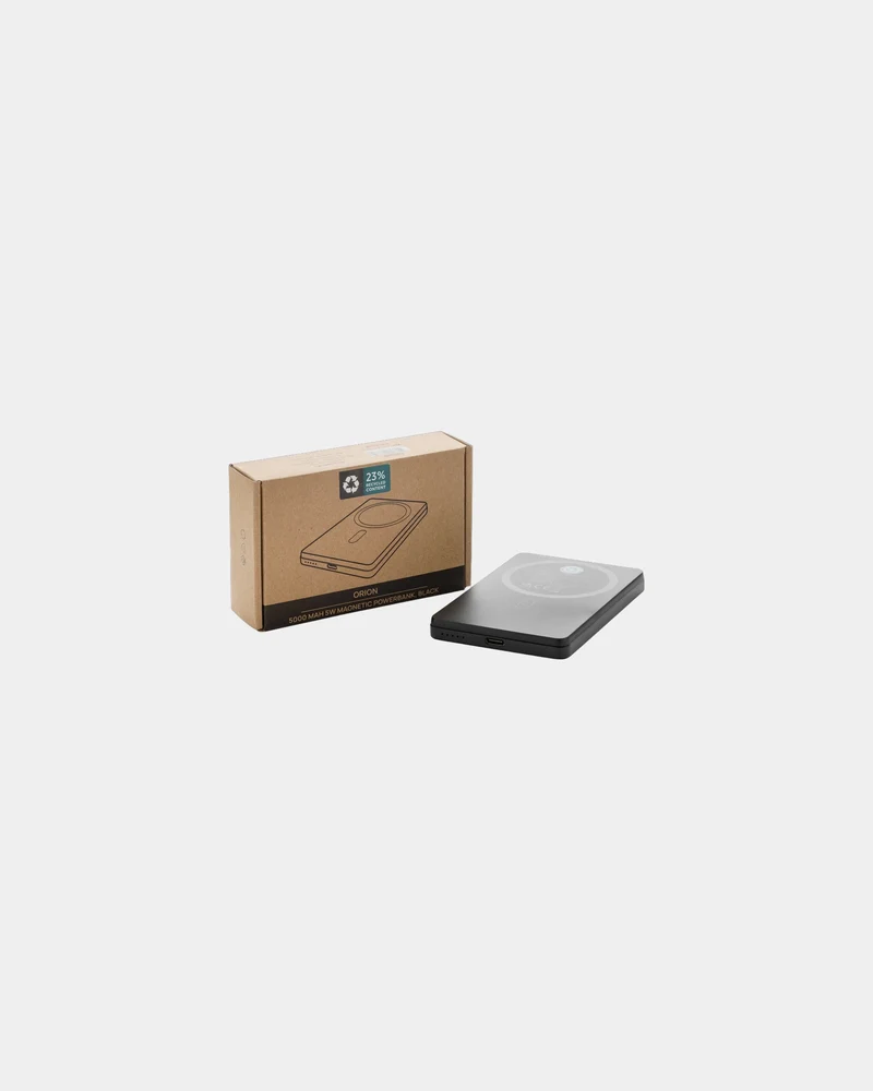 Power bank aluminio reciclado 5000 mAh para personalizar