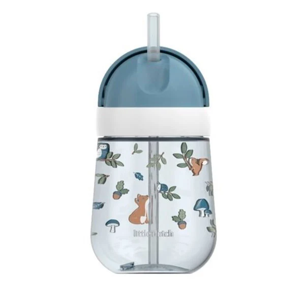 Vaso Con Pajita Mio 300 Ml Forest Friend Little Dutch