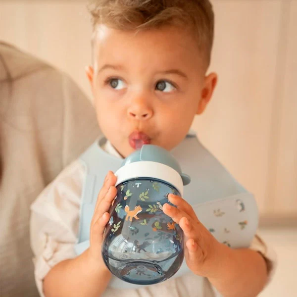 Vaso Con Pajita Mio 300 Ml Forest Friend Little Dutch