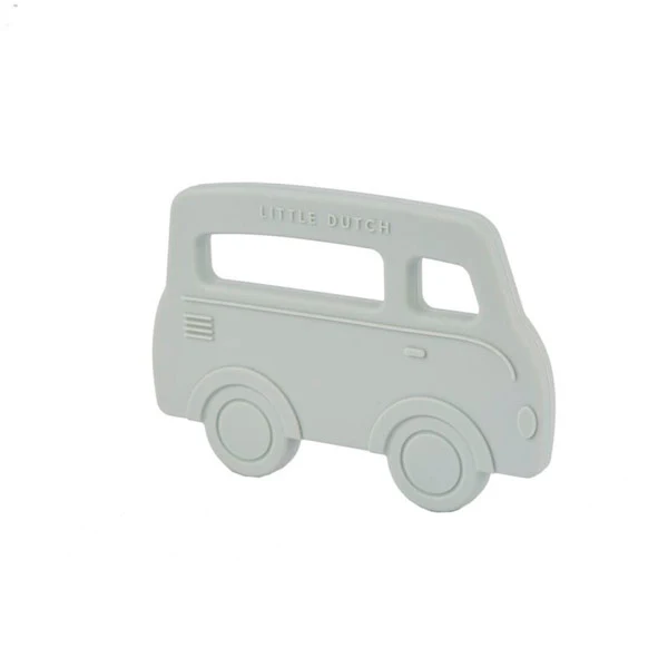 Mordedor Silicona Bus Verde Little Dutch