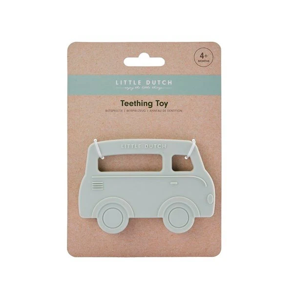 Mordedor Silicona Bus Verde Little Dutch