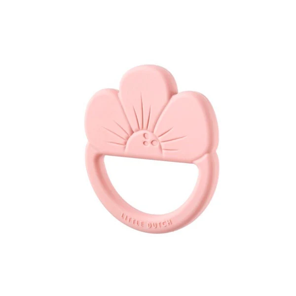 Mordedor Silicona Flor Rosa Little Dutch