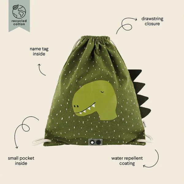 Mochila Saco Trixie Dino