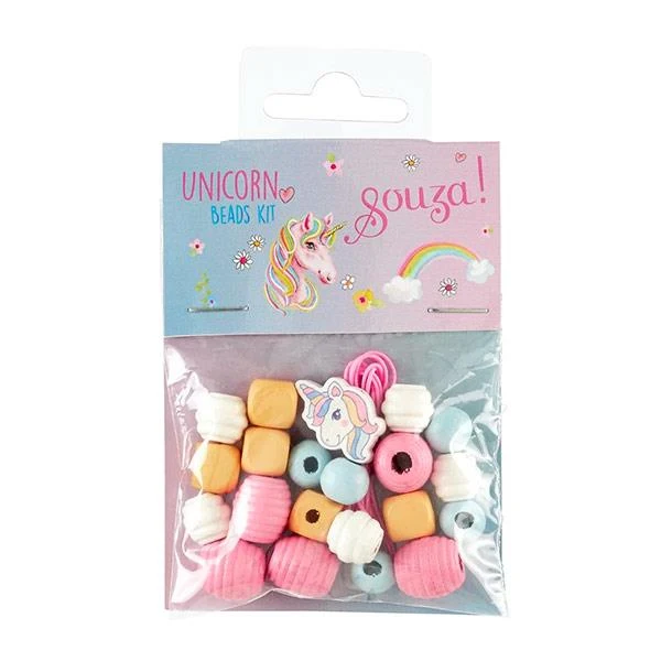 Perlas Pulseras Unicornio Madera Souza