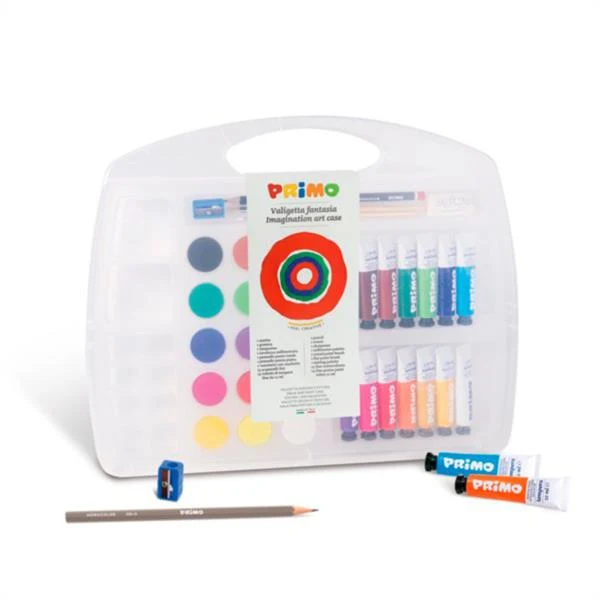 Maletín Artista Tubos Pintura + Acuarela + Accesorios Primo