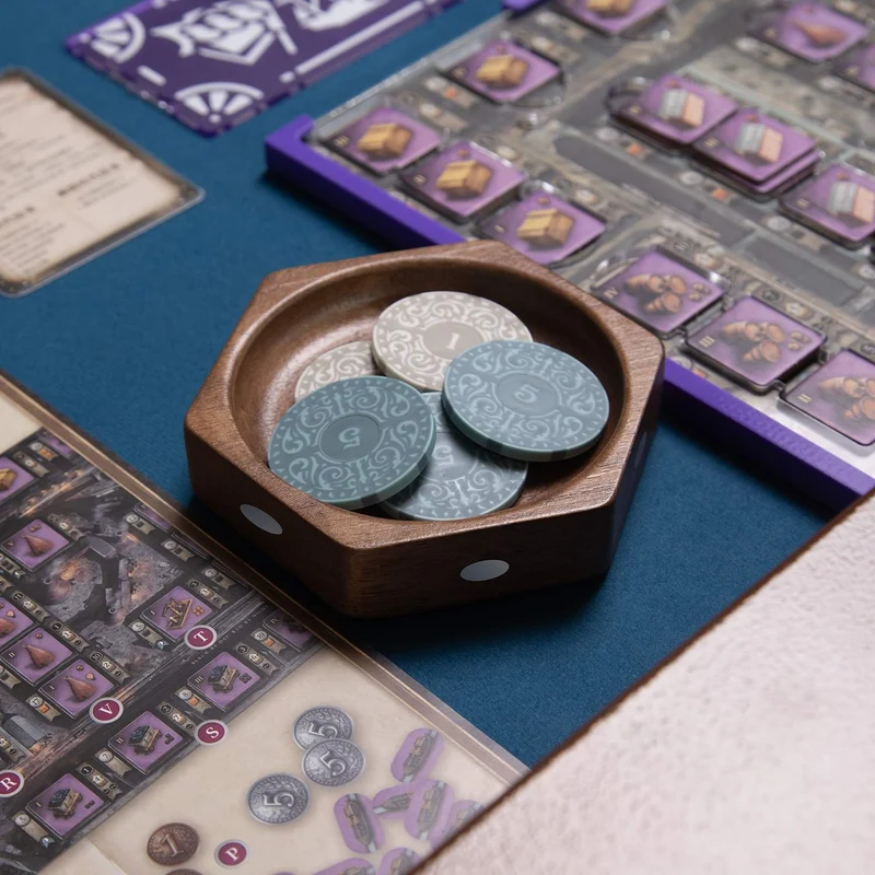 Magnetic Wood Token Trays