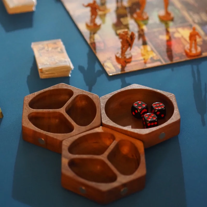 Magnetic Wood Token Trays