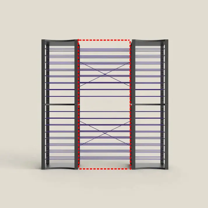 14-pack of Extra Wide Shelves (67.5 cm)