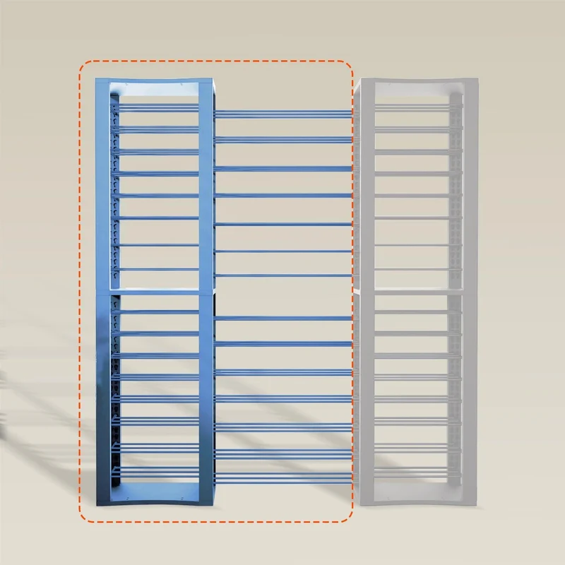 BoxThrone Expansion + 14 extra wide shelves + 16 shelves
