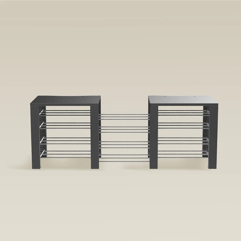 Double ShortThrone with 12 shelves