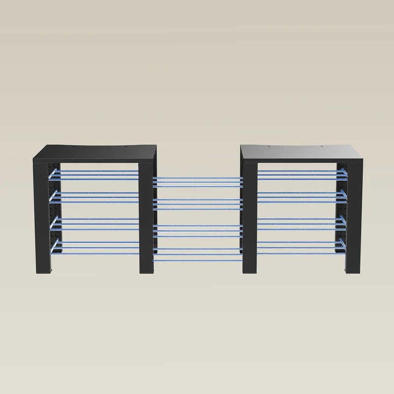 Double ShortThrone with 12 shelves