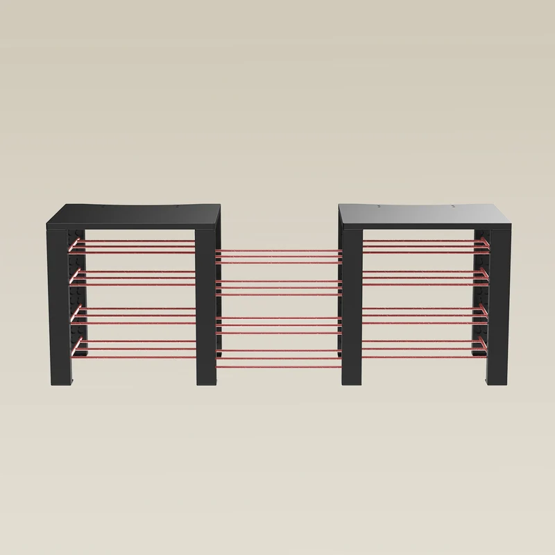Double ShortThrone with 12 shelves