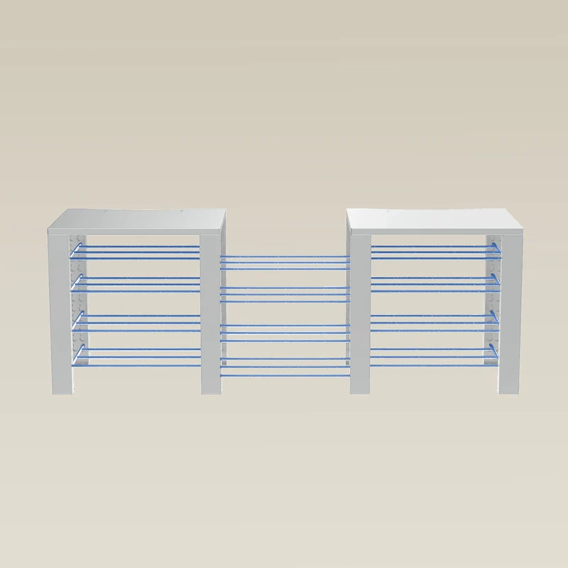 Double ShortThrone with 12 shelves