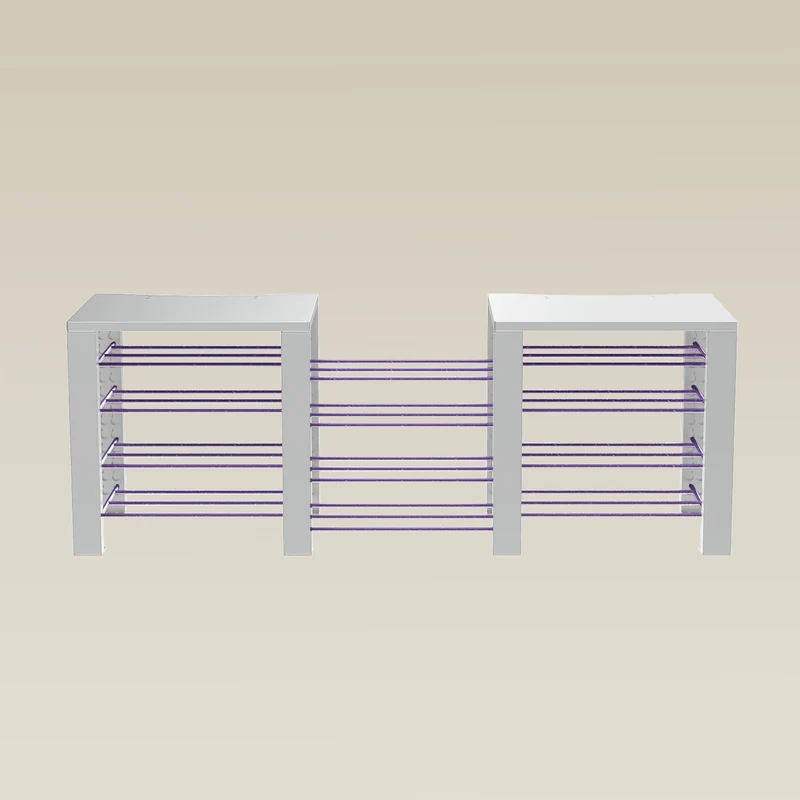 Double ShortThrone with 12 shelves