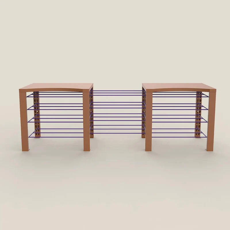 Double ShortThrone with 12 shelves