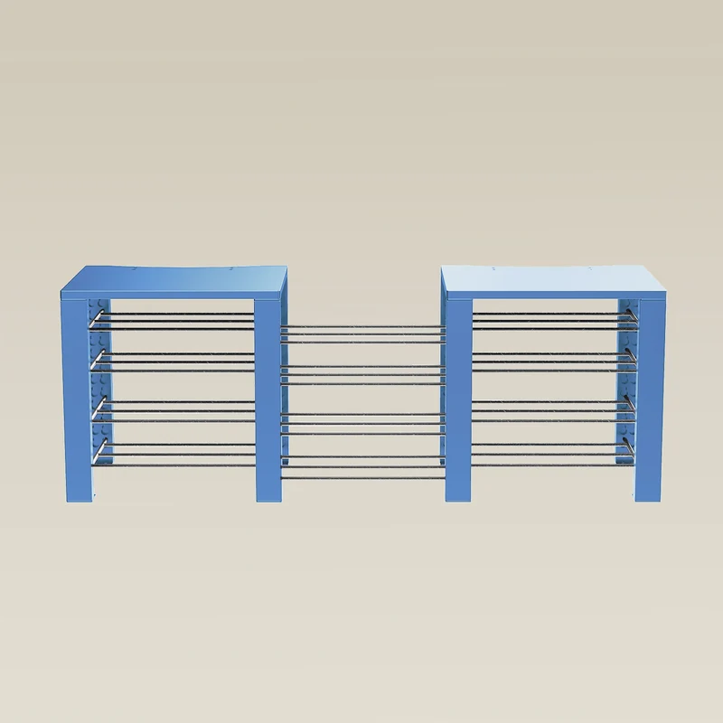 Double ShortThrone with 12 shelves