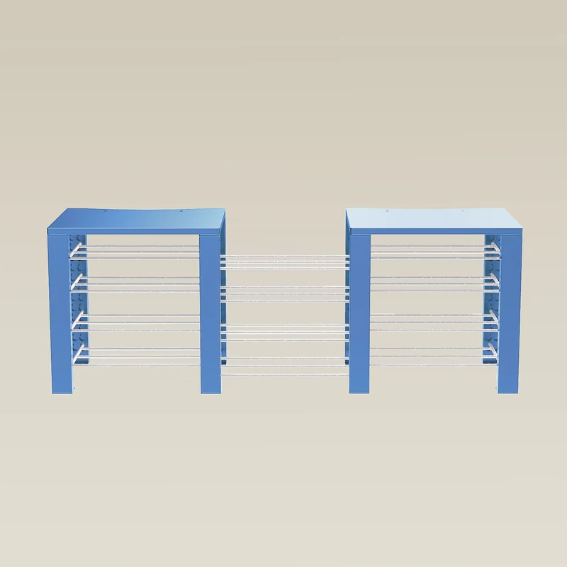 Double ShortThrone with 12 shelves