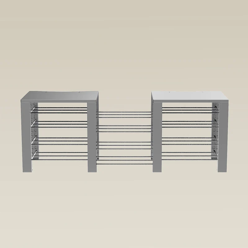 Double ShortThrone with 12 shelves