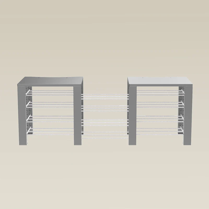 Double ShortThrone with 12 shelves