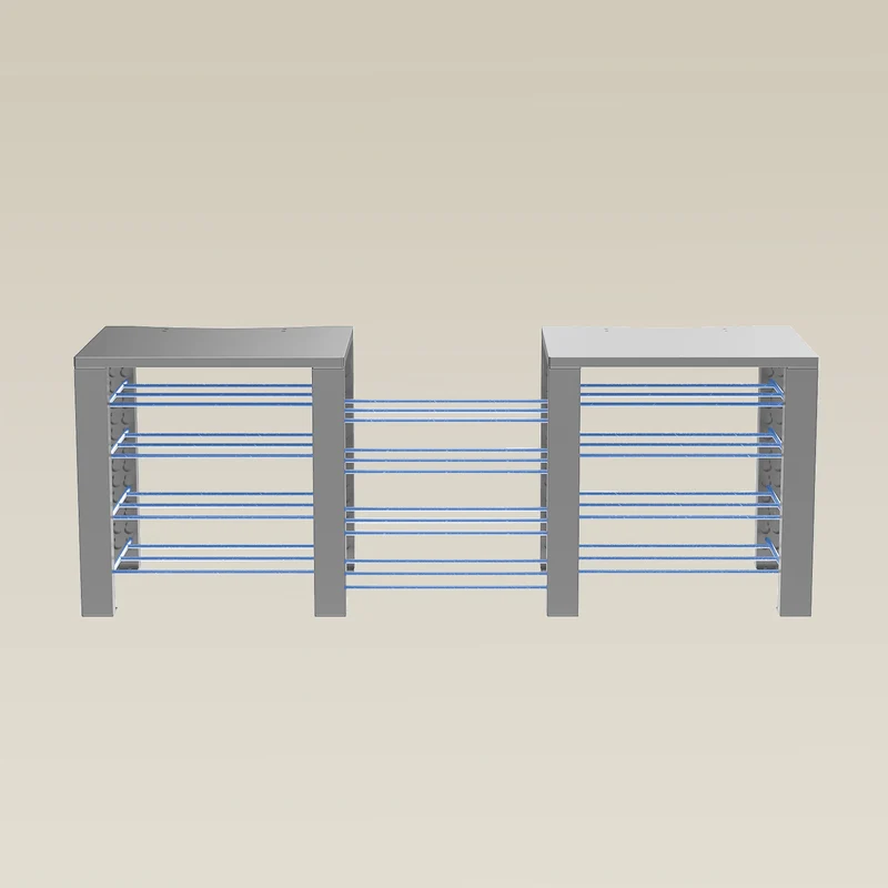 Double ShortThrone with 12 shelves