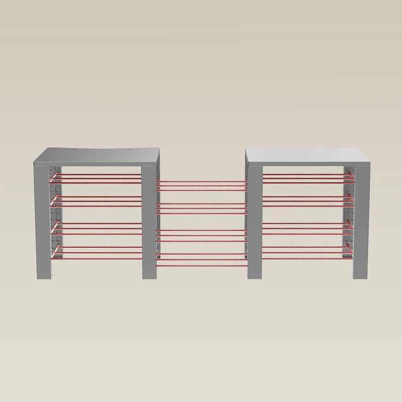 Double ShortThrone with 12 shelves
