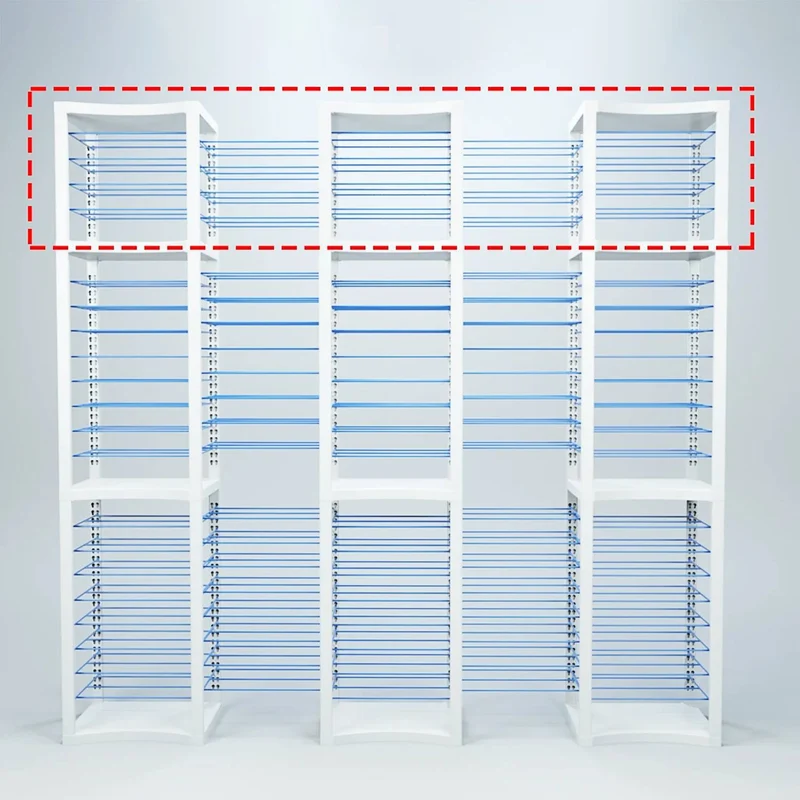 Triple ShortThrone with 20 shelves