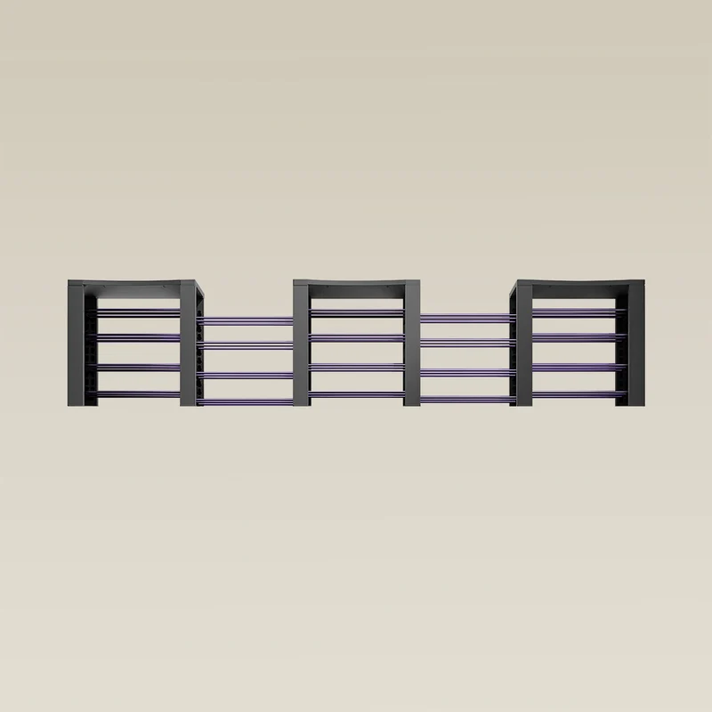 Triple ShortThrone with 20 shelves