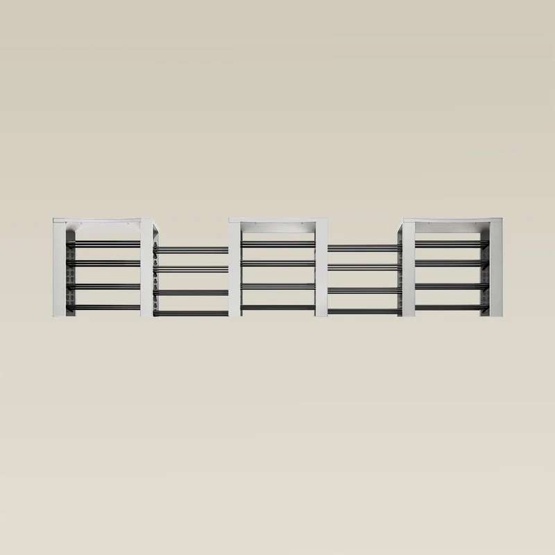 Triple ShortThrone with 20 shelves