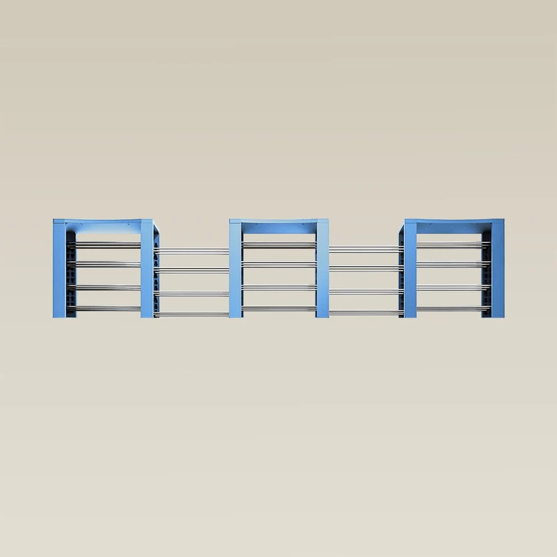 Triple ShortThrone with 20 shelves