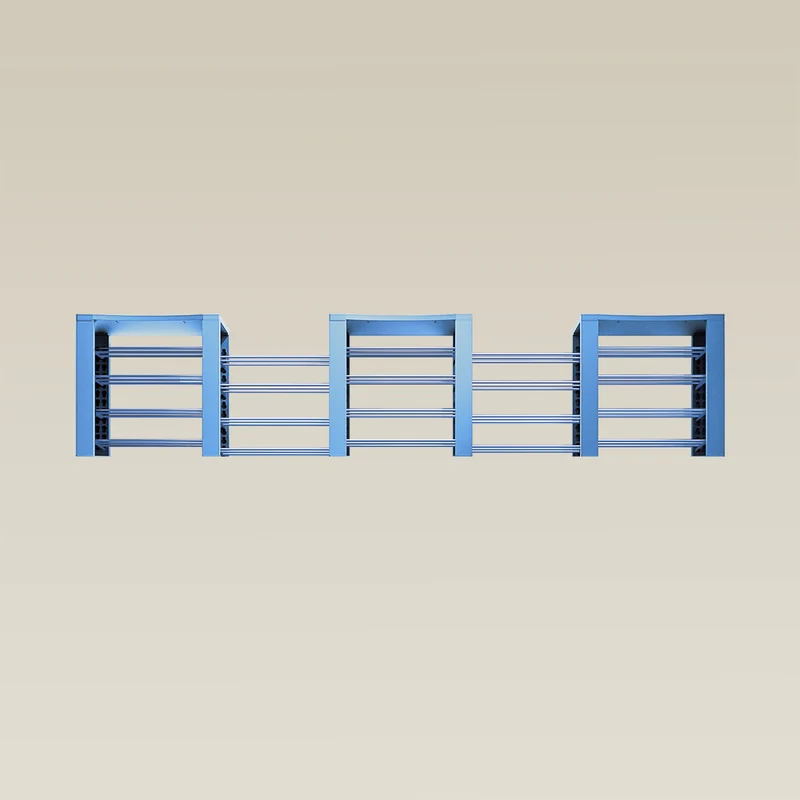 Triple ShortThrone with 20 shelves