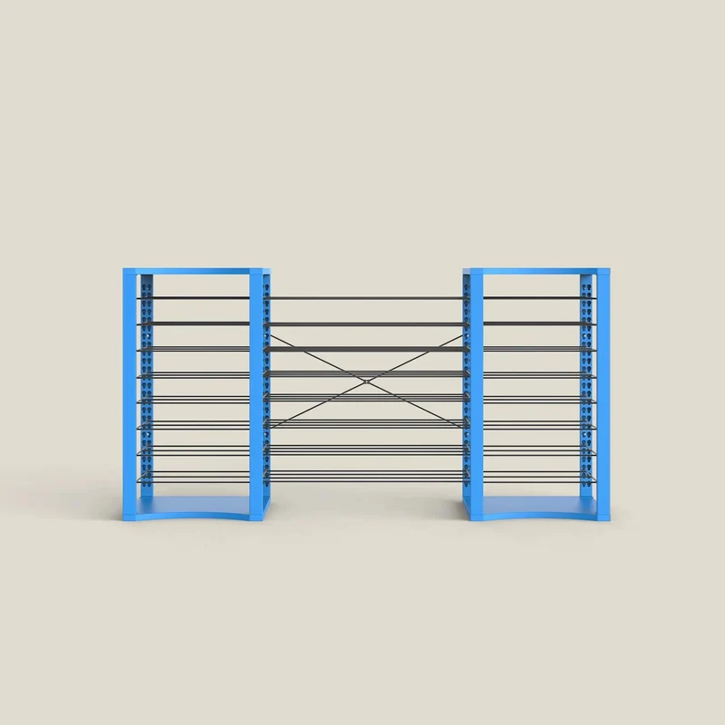 BoxDuke + 7 extra wide shelves + 16 shelves