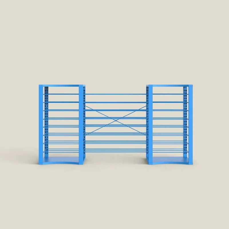 BoxDuke + 7 extra wide shelves + 16 shelves