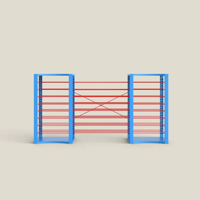 BoxDuke + 7 extra wide shelves + 16 shelves