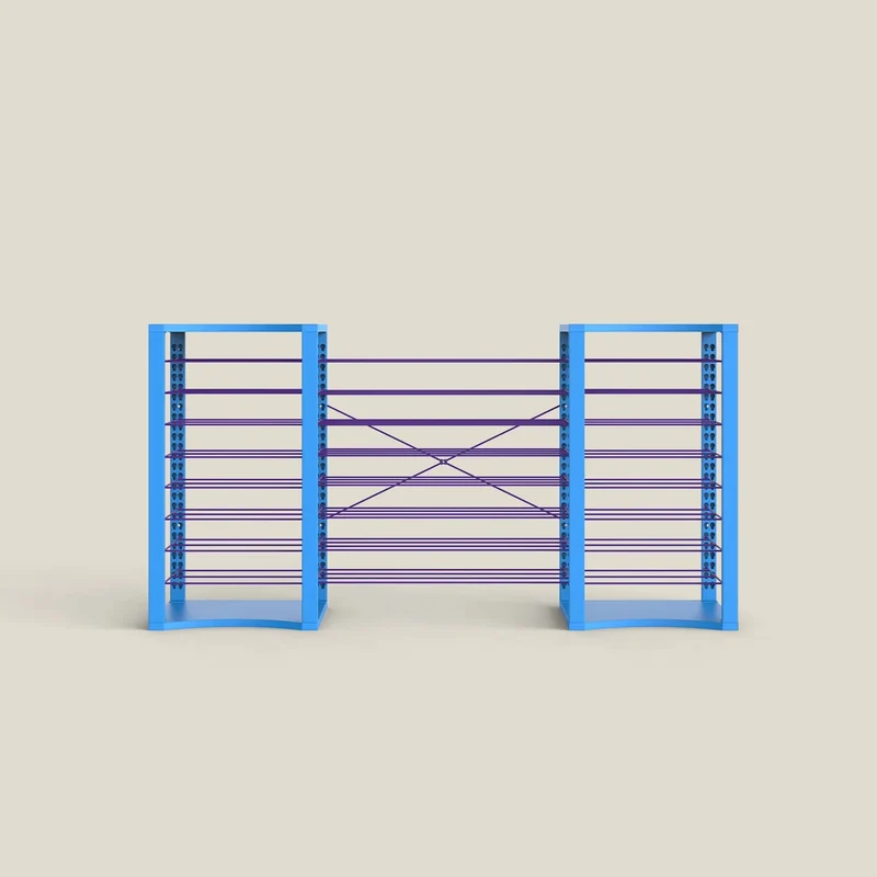 BoxDuke + 7 extra wide shelves + 16 shelves