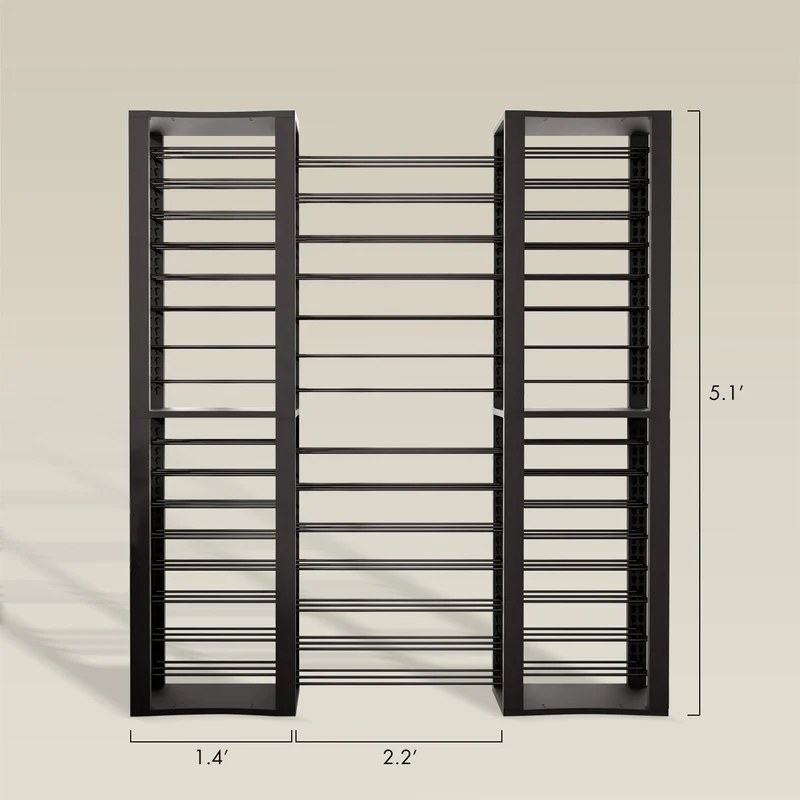 BoxKing + 14 extra wide shelves + 32 shelves