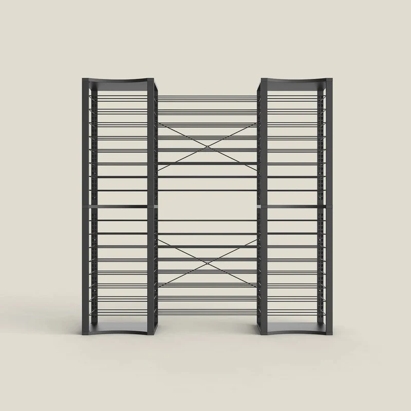 BoxKing + 14 extra wide shelves + 32 shelves