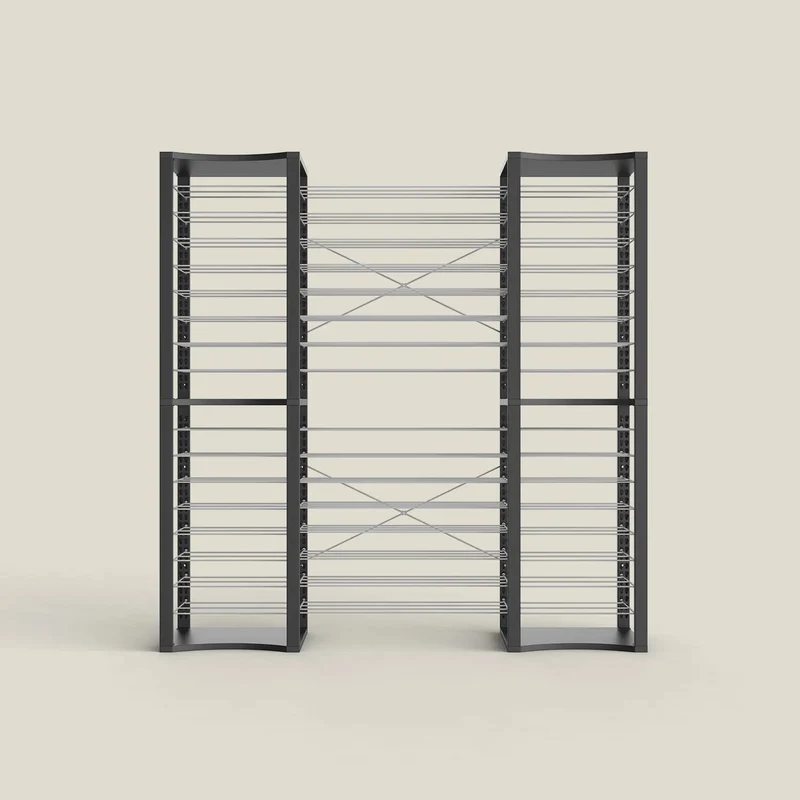 BoxKing + 14 extra wide shelves + 32 shelves