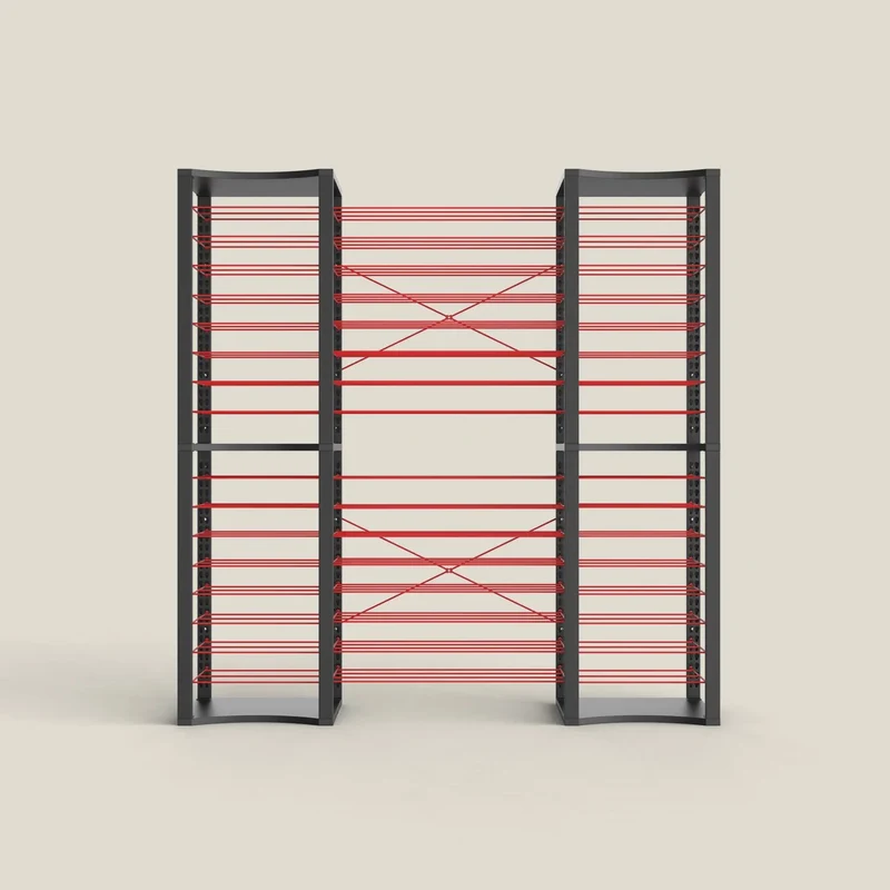 BoxKing + 14 extra wide shelves + 32 shelves