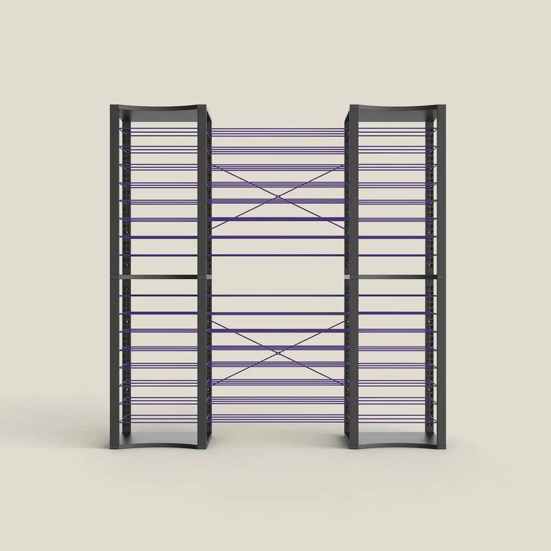 BoxKing + 14 extra wide shelves + 32 shelves