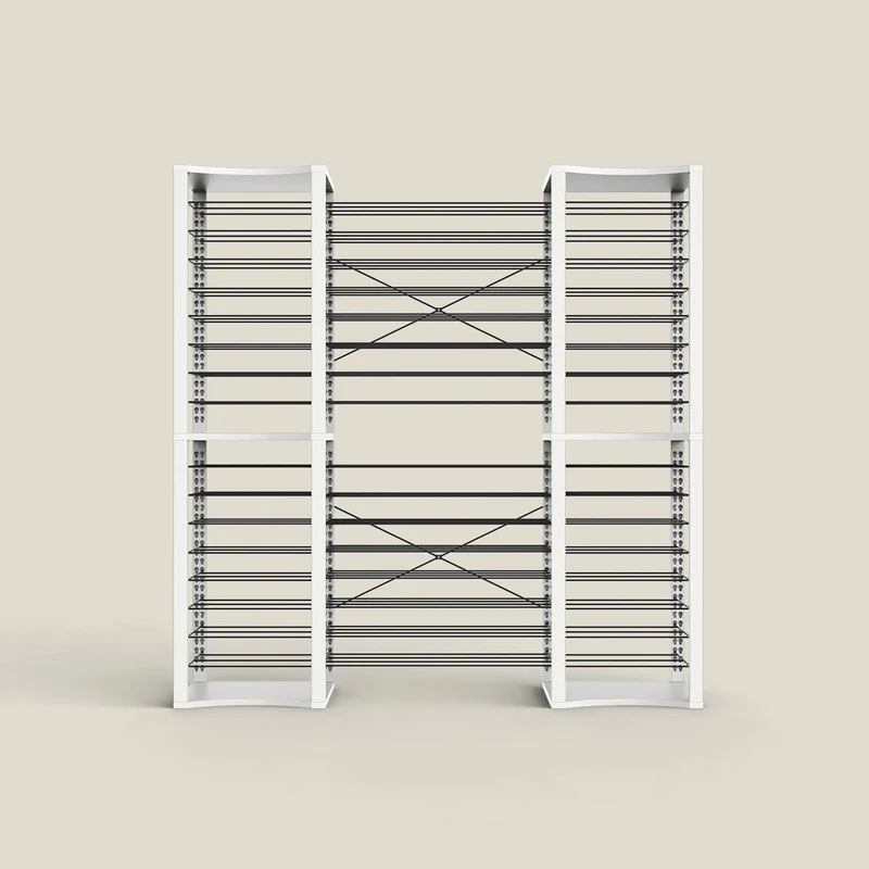 BoxKing + 14 extra wide shelves + 32 shelves