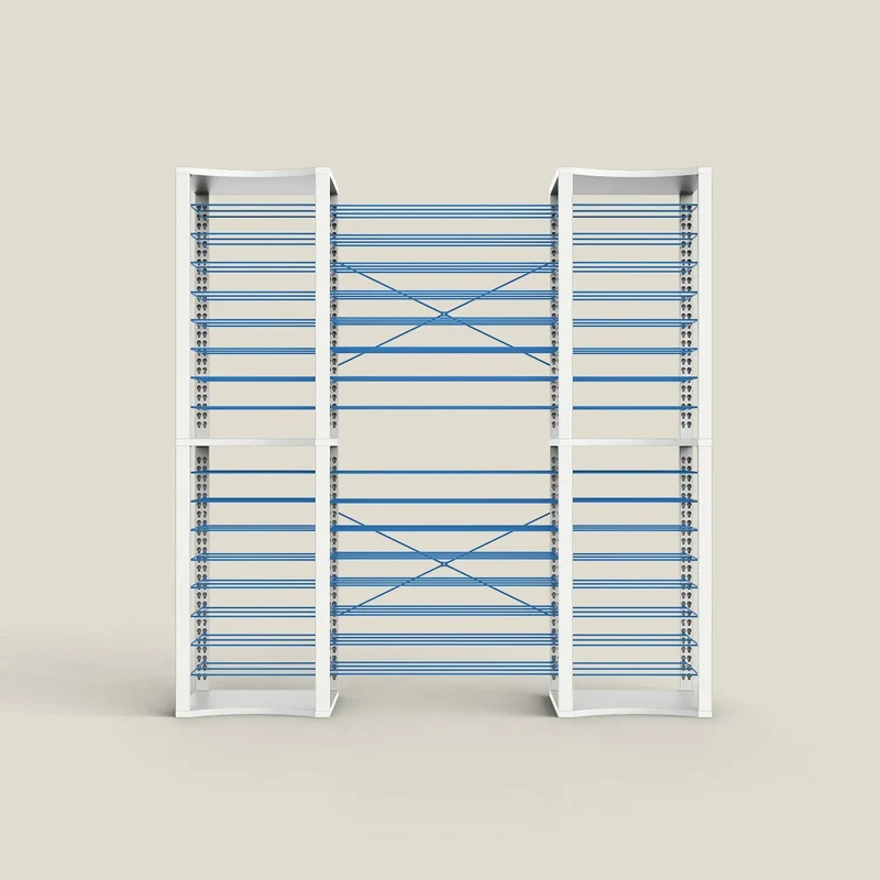 BoxKing + 14 extra wide shelves + 32 shelves