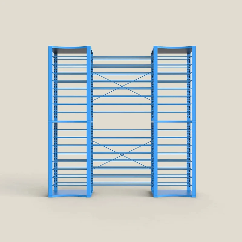 BoxKing + 14 extra wide shelves + 32 shelves
