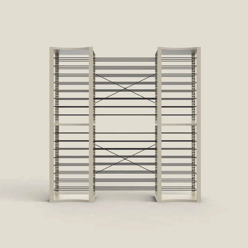 BoxKing + 14 extra wide shelves + 32 shelves