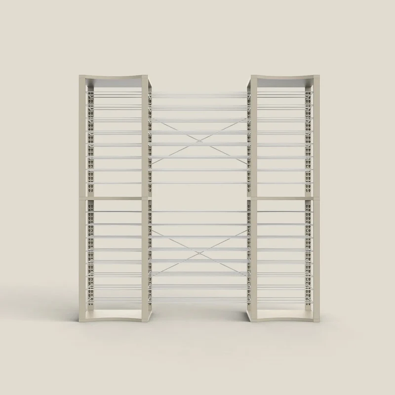 BoxKing + 14 extra wide shelves + 32 shelves