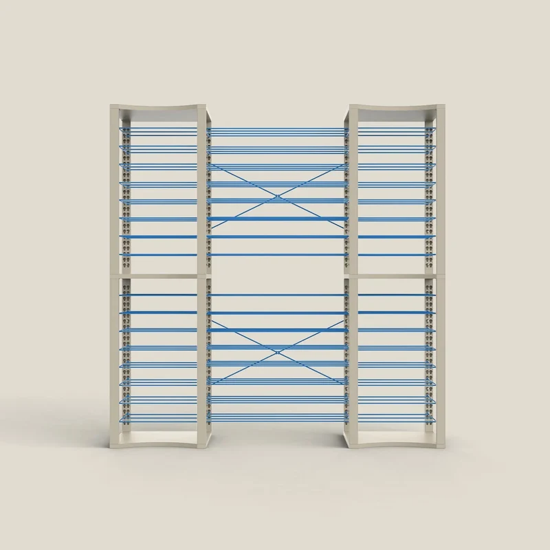 BoxKing + 14 extra wide shelves + 32 shelves