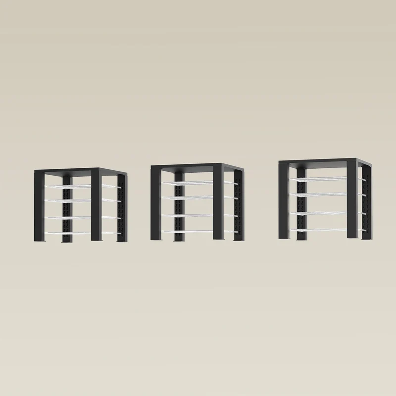 Triple ShortThrone with 12 shelves