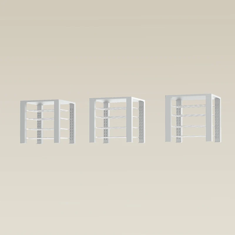 Triple ShortThrone with 12 shelves