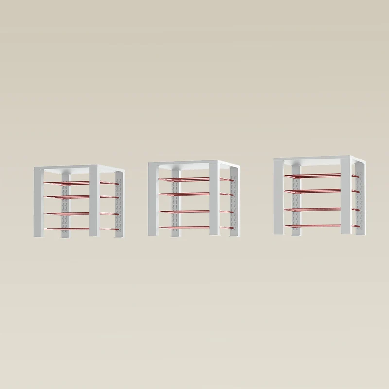 Triple ShortThrone with 12 shelves