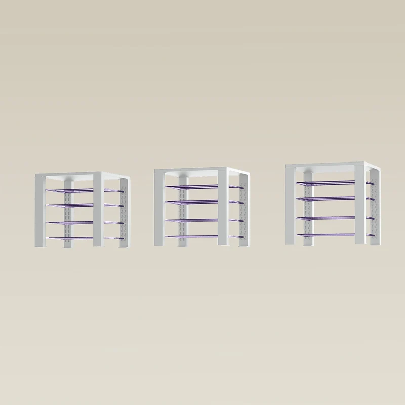 Triple ShortThrone with 12 shelves
